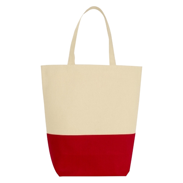 Budget Custom Tote and Go Canvas Bag - Budget Custom Tote and Go Canvas Bag - Image 3 of 4