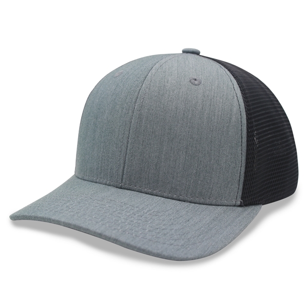 6 Panel Stretch Fit Trucker Cap - 6 Panel Stretch Fit Trucker Cap - Image 4 of 9