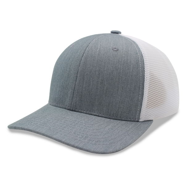 6 Panel Stretch Fit Trucker Cap - 6 Panel Stretch Fit Trucker Cap - Image 5 of 9