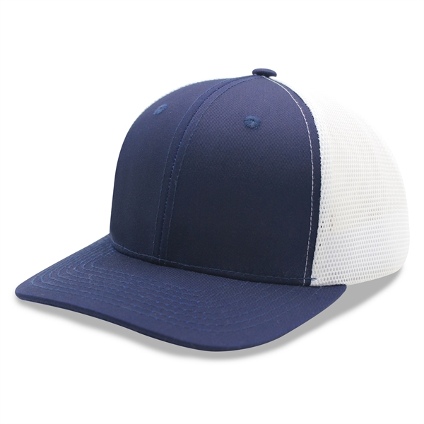 6 Panel Stretch Fit Trucker Cap - 6 Panel Stretch Fit Trucker Cap - Image 7 of 9