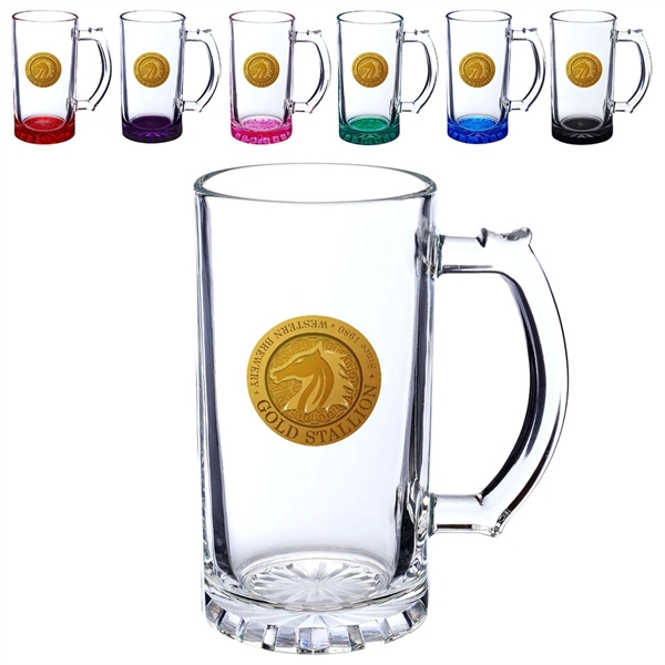 16 oz. Glass Pint Beer Steins - 16 oz. Glass Pint Beer Steins - Image 0 of 15