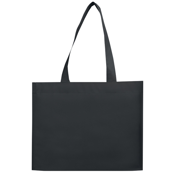Budget Custom Matte Laminated Non Woven Shopper Tote Bag-BG - Budget Custom Matte Laminated Non Woven Shopper Tote Bag-BG - Image 1 of 6