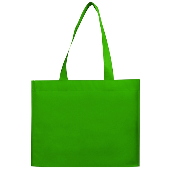 Budget Custom Matte Laminated Non Woven Shopper Tote Bag-BG - Budget Custom Matte Laminated Non Woven Shopper Tote Bag-BG - Image 2 of 6