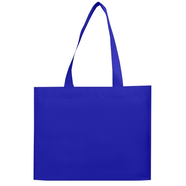 Budget Custom Matte Laminated Non Woven Shopper Tote Bag-BG - Budget Custom Matte Laminated Non Woven Shopper Tote Bag-BG - Image 5 of 6