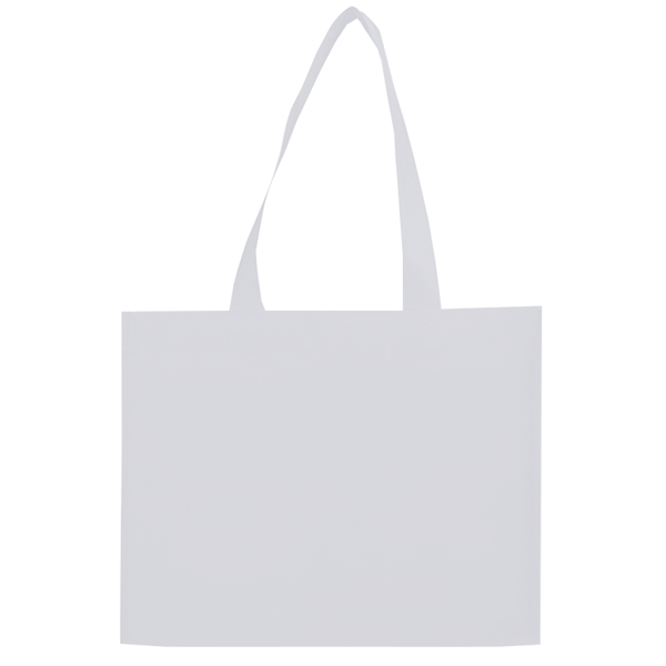 Budget Custom Matte Laminated Non Woven Shopper Tote Bag-BG - Budget Custom Matte Laminated Non Woven Shopper Tote Bag-BG - Image 6 of 6