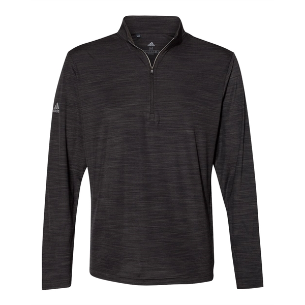 Adidas Lightweight Melange Quarter-Zip Pullover - Adidas Lightweight Melange Quarter-Zip Pullover - Image 1 of 15