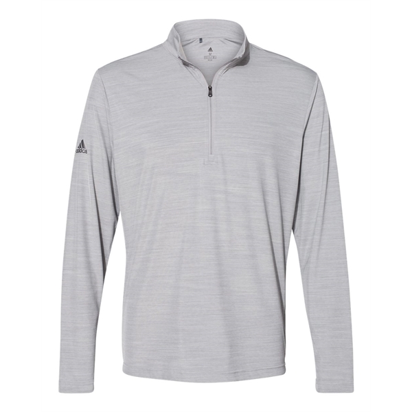 Adidas Lightweight Melange Quarter-Zip Pullover - Adidas Lightweight Melange Quarter-Zip Pullover - Image 8 of 15