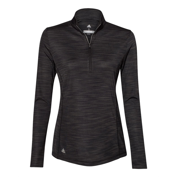 Adidas Women's Lightweight Melange Quarter-Zip Pullover - Adidas Women's Lightweight Melange Quarter-Zip Pullover - Image 4 of 15