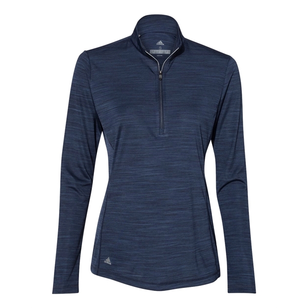 Adidas Women's Lightweight Melange Quarter-Zip Pullover - Adidas Women's Lightweight Melange Quarter-Zip Pullover - Image 1 of 15