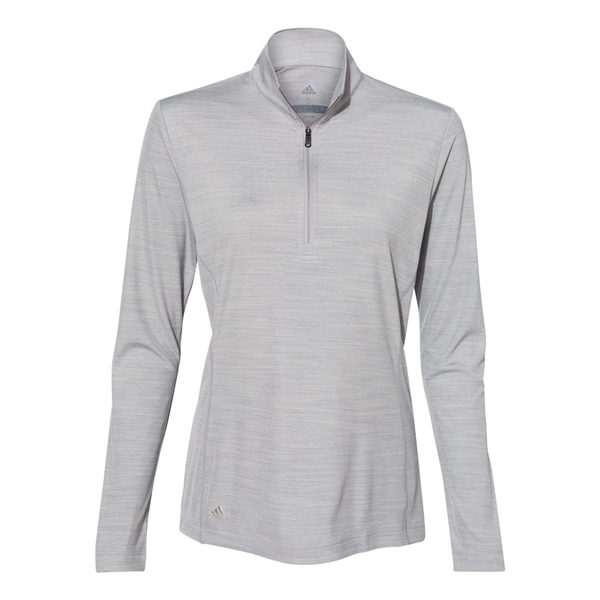 Adidas Women's Lightweight Melange Quarter-Zip Pullover - Adidas Women's Lightweight Melange Quarter-Zip Pullover - Image 6 of 15