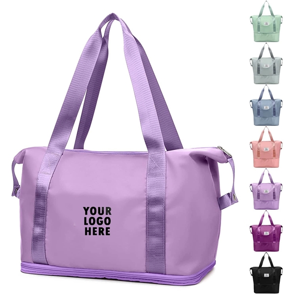 Large Capacity Folding Travel Bag Expandable - Large Capacity Folding Travel Bag Expandable - Image 0 of 5