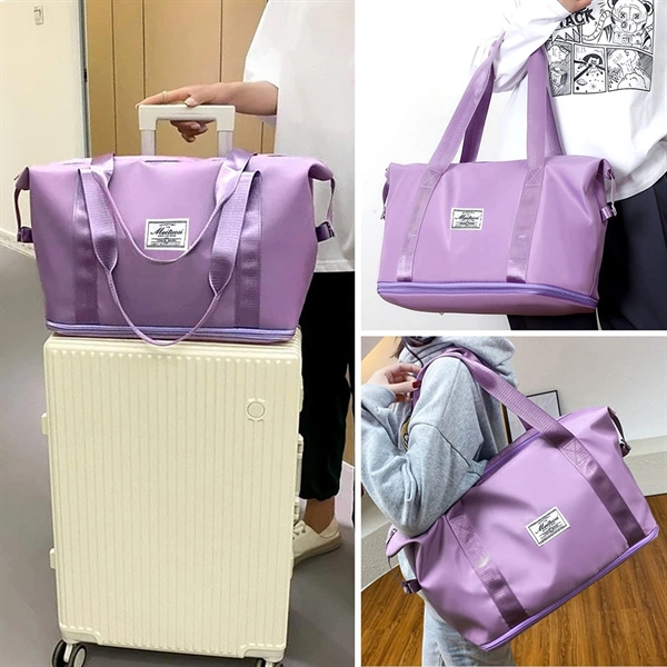 Large Capacity Folding Travel Bag Expandable - Large Capacity Folding Travel Bag Expandable - Image 3 of 5