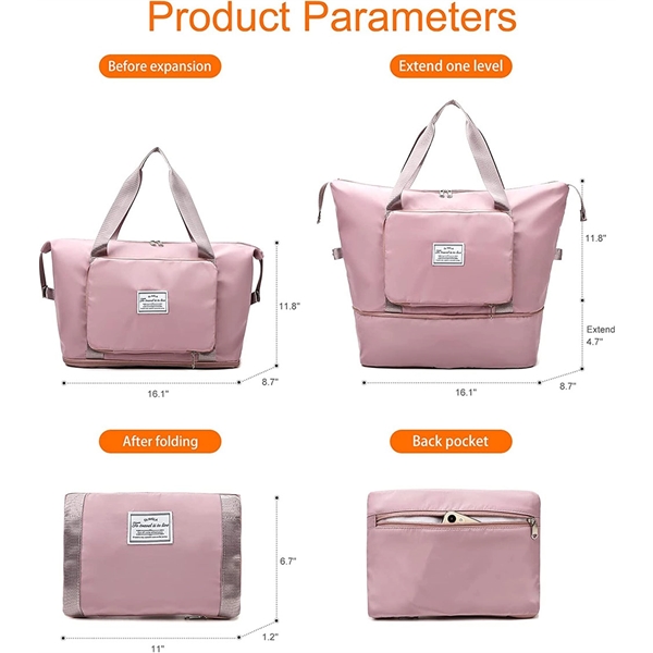 Large Capacity Folding Travel Bag - Large Capacity Folding Travel Bag - Image 2 of 6