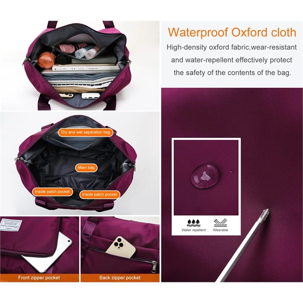 Large Capacity Folding Travel Bag - Large Capacity Folding Travel Bag - Image 3 of 6