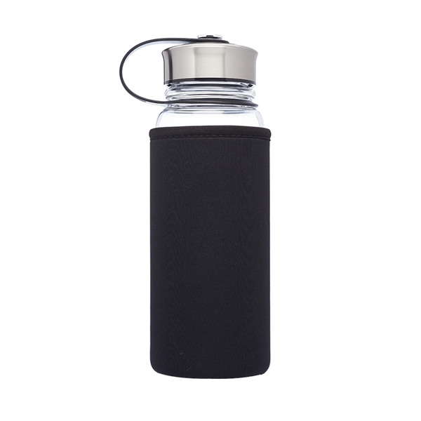 25 oz. Kangaroo Glass Sports Bottles in Neoprene Pouch - 25 oz. Kangaroo Glass Sports Bottles in Neoprene Pouch - Image 2 of 5