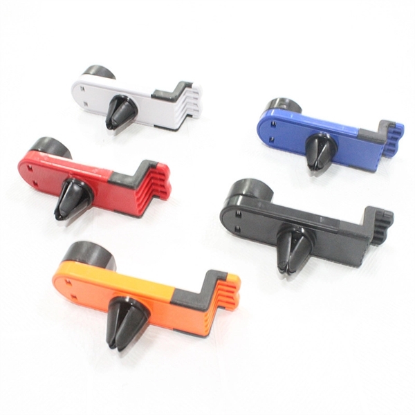 Universal Adjustable Plastic Phone Holder Car Mount - Universal Adjustable Plastic Phone Holder Car Mount - Image 1 of 4