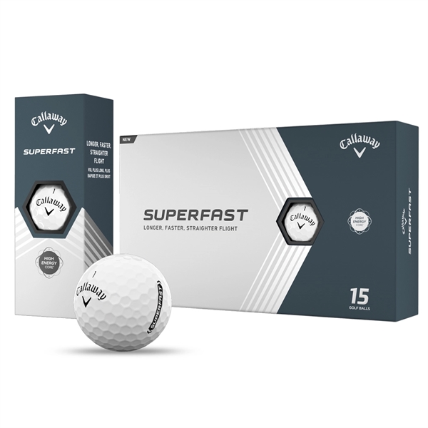 Callaway SuperFast Golf Balls 15 Ball Pack - Callaway SuperFast Golf Balls 15 Ball Pack - Image 0 of 6