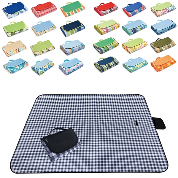 Large Picnic Blanket Water-Resistant Handy Mat Tote - Large Picnic Blanket Water-Resistant Handy Mat Tote - Image 0 of 3