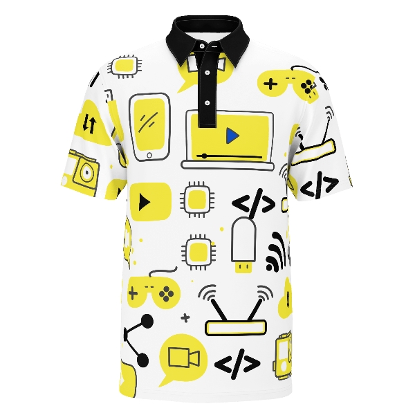 Men's Polo Shirt. Fully Custom Sublimated - Men's Polo Shirt. Fully Custom Sublimated - Image 3 of 14