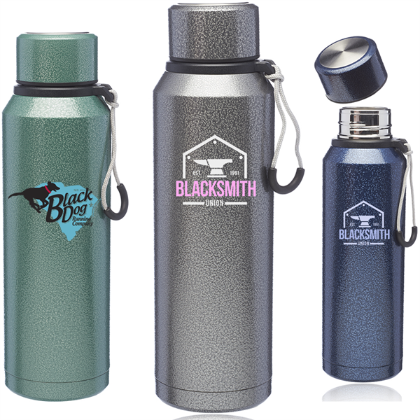 20 oz. Jeita Vacuum Insulated Travel Water Bottles w/ Strap - 20 oz. Jeita Vacuum Insulated Travel Water Bottles w/ Strap - Image 0 of 5