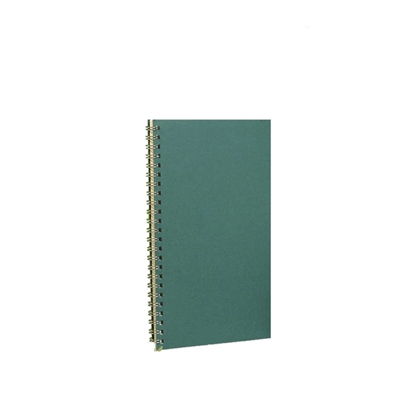 White Paper Card Spiral Business Notebook - White Paper Card Spiral Business Notebook - Image 1 of 10
