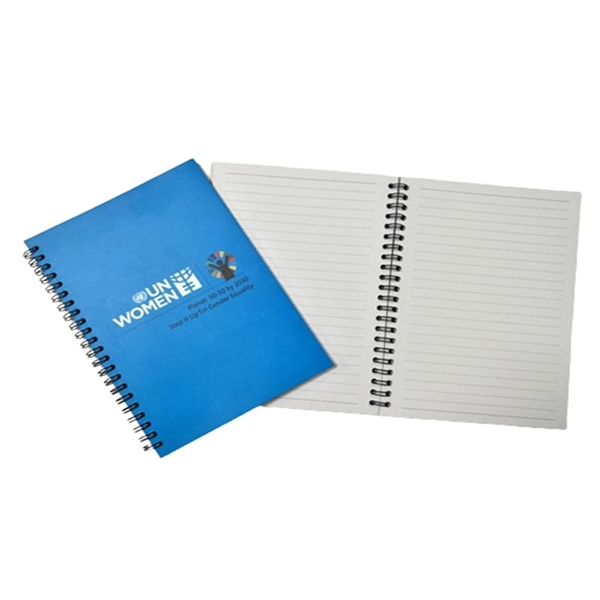 White Paper Card Spiral Business Notebook - White Paper Card Spiral Business Notebook - Image 5 of 10