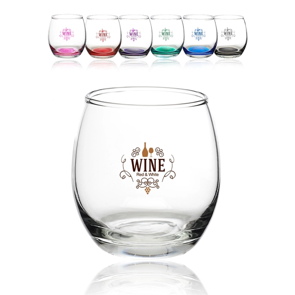 11.5 oz. Mikonos Stemless Wine Glasses - 11.5 oz. Mikonos Stemless Wine Glasses - Image 0 of 8