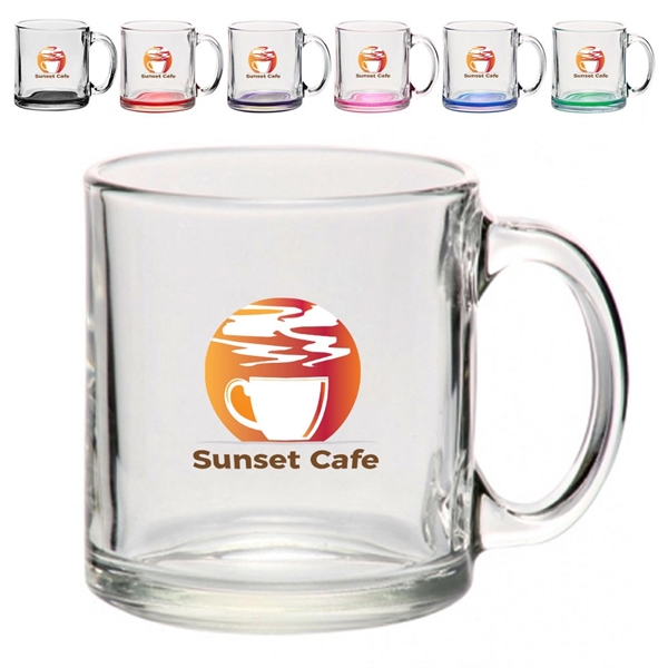 13 oz. Clear Glass Coffee Mugs - 13 oz. Clear Glass Coffee Mugs - Image 0 of 14
