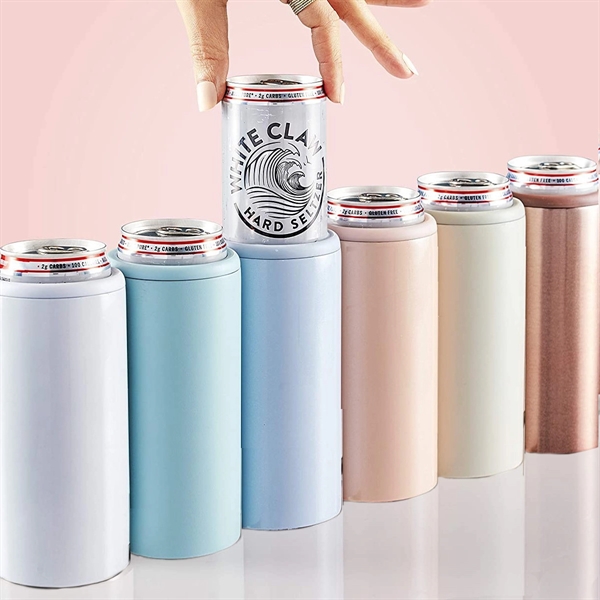 12oz Can Cooler Double Wall Vacuum Insulated Drink Holder - 12oz Can Cooler Double Wall Vacuum Insulated Drink Holder - Image 4 of 4