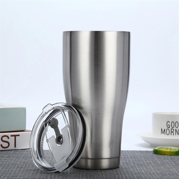 20 Oz Can Cooler Stainless Steel Tumblers with Lids - 20 Oz Can Cooler Stainless Steel Tumblers with Lids - Image 3 of 4