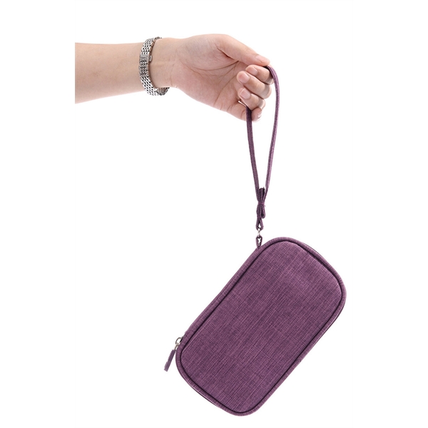 Water Resistant Organizer Travel Cable Accessories Bag - Water Resistant Organizer Travel Cable Accessories Bag - Image 3 of 3