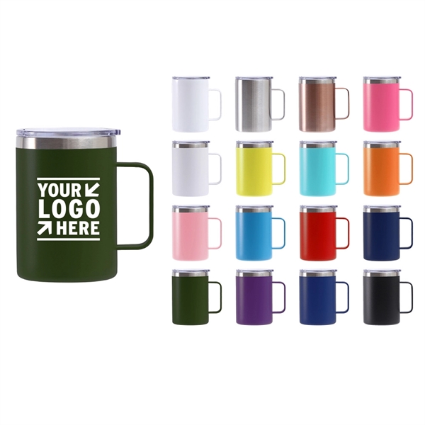 16Oz Stainless Steel Vacuum Insulated Mug - 16Oz Stainless Steel Vacuum Insulated Mug - Image 0 of 2