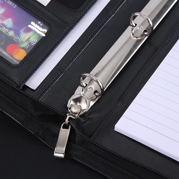 Zippered Portfolio with USB Charging - Zippered Portfolio with USB Charging - Image 2 of 2