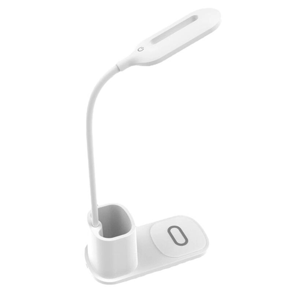 Brightness LED Desk Wireless Charger Lamp with Pen Holder - Brightness LED Desk Wireless Charger Lamp with Pen Holder - Image 3 of 5