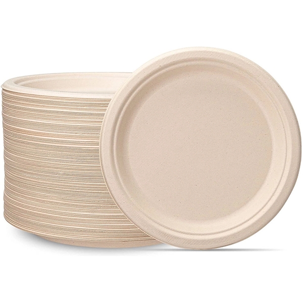 Compostable 11.8 Inch Paper Plates - Compostable 11.8 Inch Paper Plates - Image 0 of 4