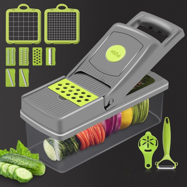 All In 1 Vegetable Choper Slicer For Kitchen Cutter - All In 1 Vegetable Choper Slicer For Kitchen Cutter - Image 2 of 4