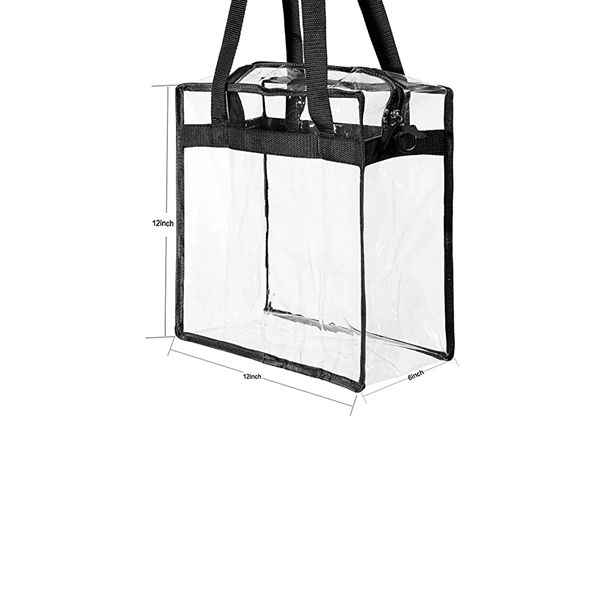 Stadium Approved Clear Tote Bag Messenger Shoulder - Stadium Approved Clear Tote Bag Messenger Shoulder - Image 1 of 1