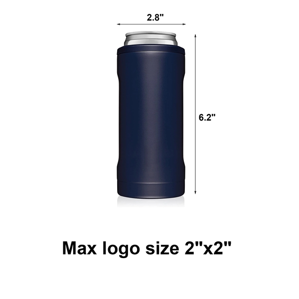 Slim Double-Walled Stainless Steel Insulated Cup - Slim Double-Walled Stainless Steel Insulated Cup - Image 1 of 1