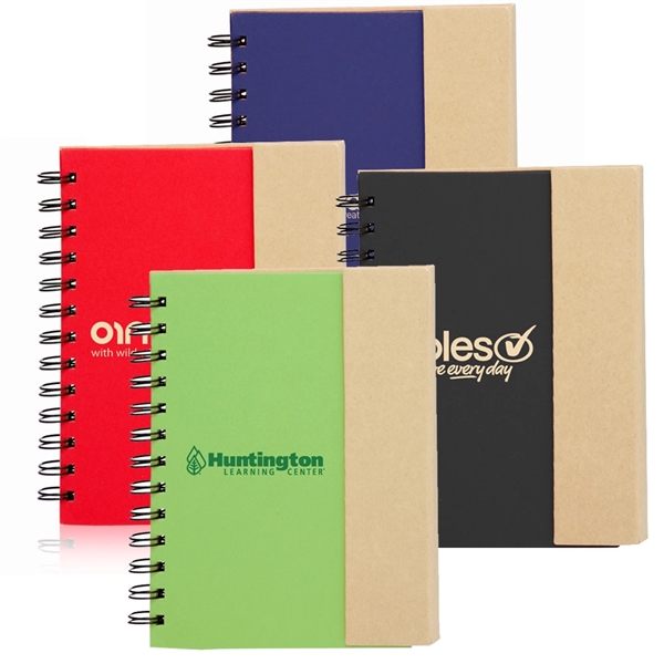 Two Tone Eco Friendly Notebooks - Two Tone Eco Friendly Notebooks - Image 0 of 6