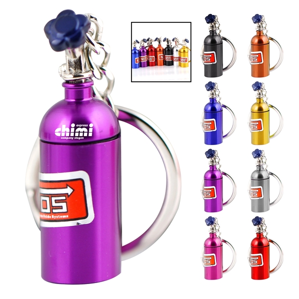 Metal Waterproof Pill Box With Keyring - Metal Waterproof Pill Box With Keyring - Image 0 of 4