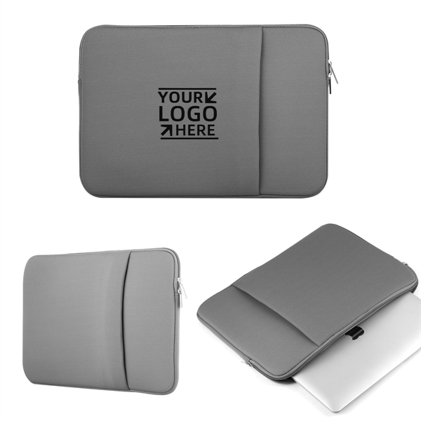 Laptop Sleeve Bag with Pocket - Laptop Sleeve Bag with Pocket - Image 0 of 3