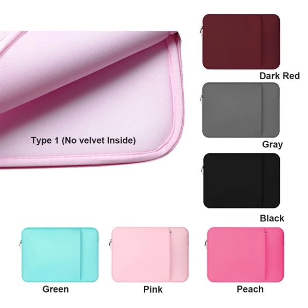 Laptop Sleeve Bag with Pocket - Laptop Sleeve Bag with Pocket - Image 1 of 3