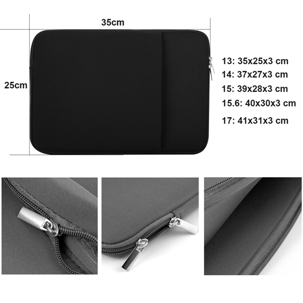 Laptop Sleeve Bag with Pocket - Laptop Sleeve Bag with Pocket - Image 3 of 3