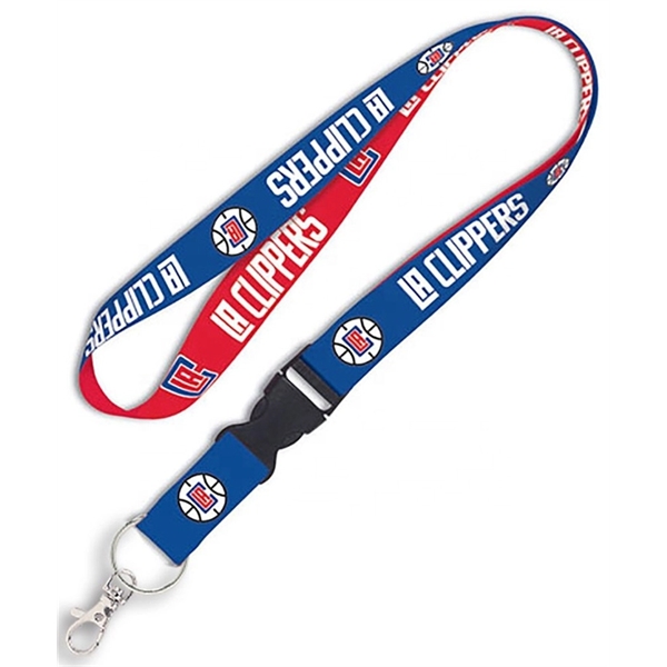 Detachable buckle release Lanyard sublimated badge holder - Detachable buckle release Lanyard sublimated badge holder - Image 3 of 9