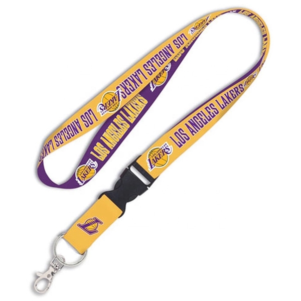 Detachable buckle release Lanyard sublimated badge holder - Detachable buckle release Lanyard sublimated badge holder - Image 2 of 9