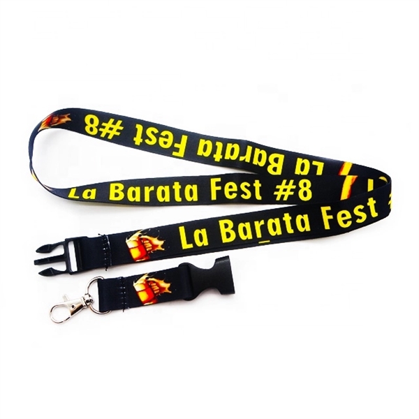 Detachable buckle release Lanyard sublimated badge holder - Detachable buckle release Lanyard sublimated badge holder - Image 5 of 9