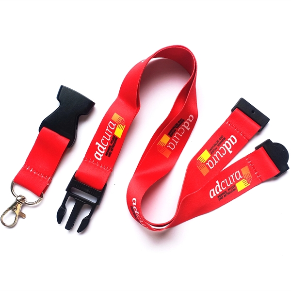 Sublimated Lanyard w/ Safety Breakaway & Quick Release - Sublimated Lanyard w/ Safety Breakaway & Quick Release - Image 1 of 7