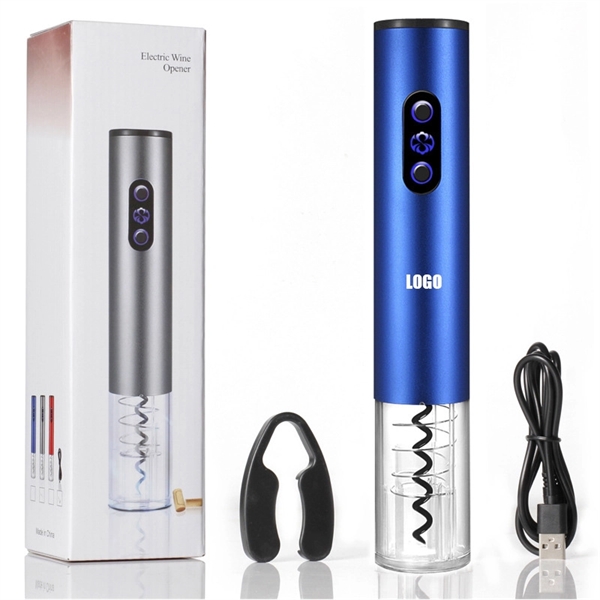 Rechargeable Electric Wine Bottle Opener - Rechargeable Electric Wine Bottle Opener - Image 0 of 3