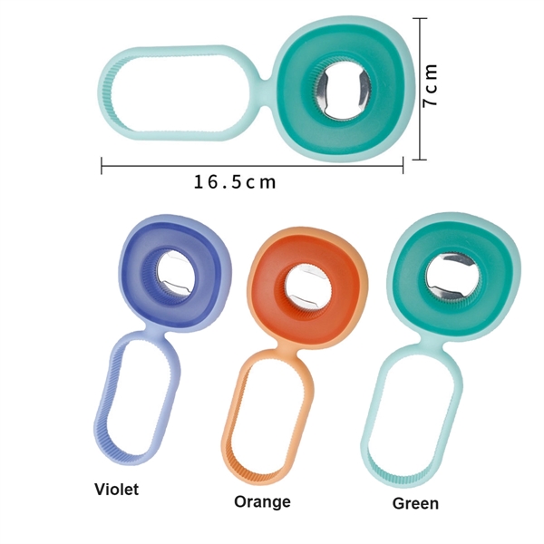 Silicone Jar Bottle Opener - Silicone Jar Bottle Opener - Image 1 of 3