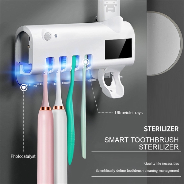 Toothbrush Holder with UV Sterilizer - Toothbrush Holder with UV Sterilizer - Image 1 of 3